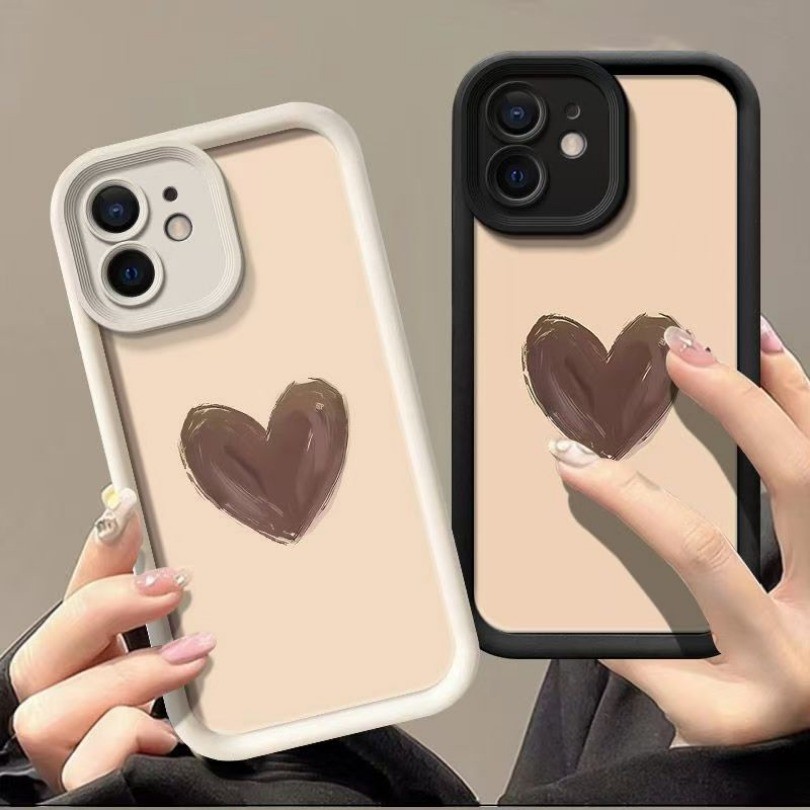 Ốp Điện Thoại + Dây Buộc Đám Mây Trái Tim Tình Yêu Cặp Đôi Dành Cho Redmi K40 K20 K30 Pro Zoom K40 Gaming K30 Ultra K40S Redmi Note 8 Pro Dễ Thương Angie Eyes Bìa Mềm