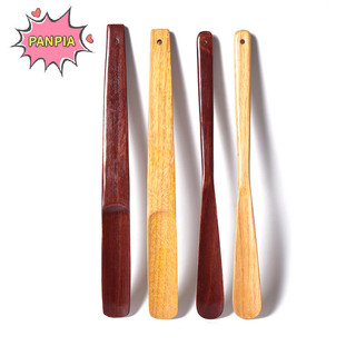 Pnpia 1Pc 16 / 32cm Gỗ Chắc Chắn Shoehorn Giày Sừng Nâng Giày Boutique