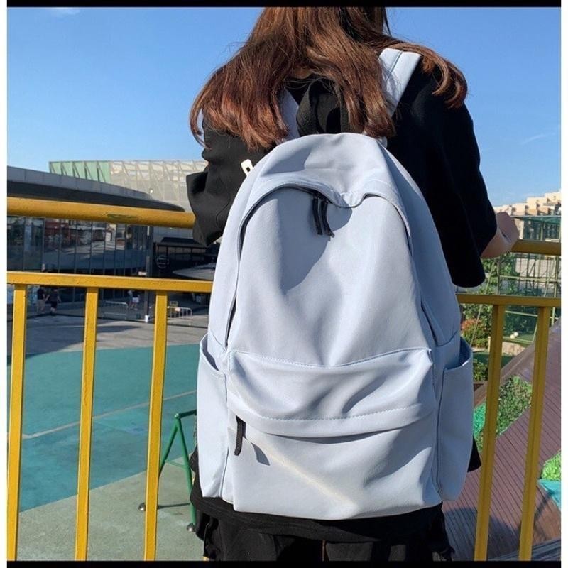 Ba lô MACOCO Ulzzang Basic Hàn Quốc balo nam nữ đi học thời  - ảnh 6