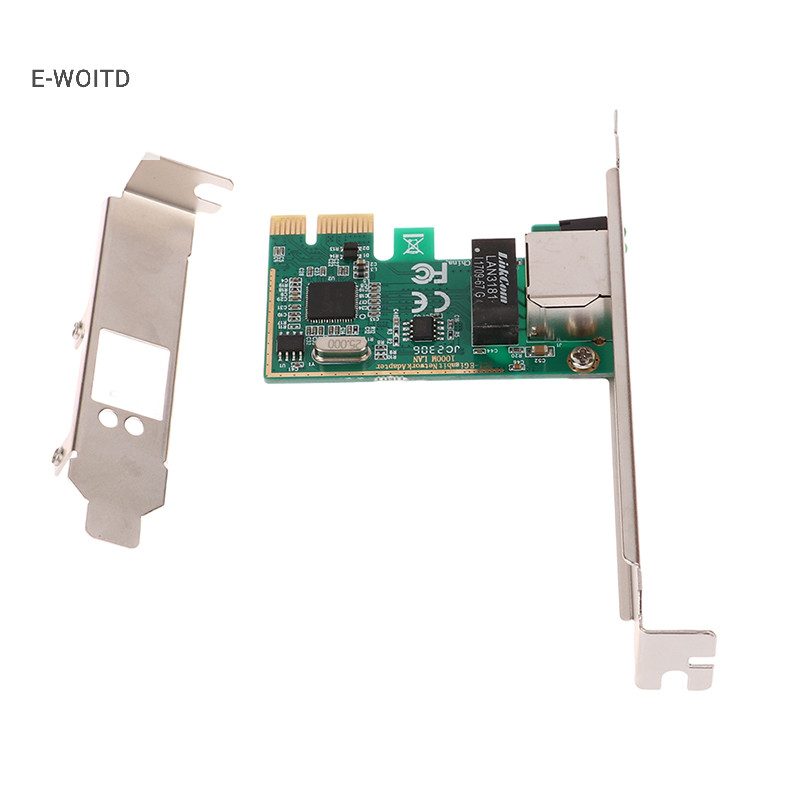 E-woitd 1 Bộ 10 / 100 / 1000Mbps Gigabit Ethernet PCI Express PCI-E Card mạng RJ-45 Bộ chuyển đổi LAN Bộ điều khiển mạng HNVN
