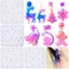 Unstop * Khuôn Silicon Thủ Công Cho Bông Tai Giáng Sinh Di Động DIY Tai Dụng Cụ Trang Sức