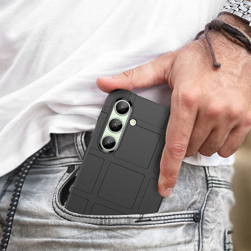 Dành cho Samsung Galaxy S24 FE Full Cover Hybrid Rugged Shield Vỏ giáp chống sốc