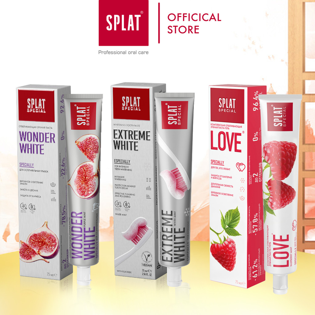 Mô tả Kem Đánh Răng Cho Hơi Thở Thơm Mát SPLAT Special series Dạng Gel Làm Sạch Mảng Bám 75ml - 1