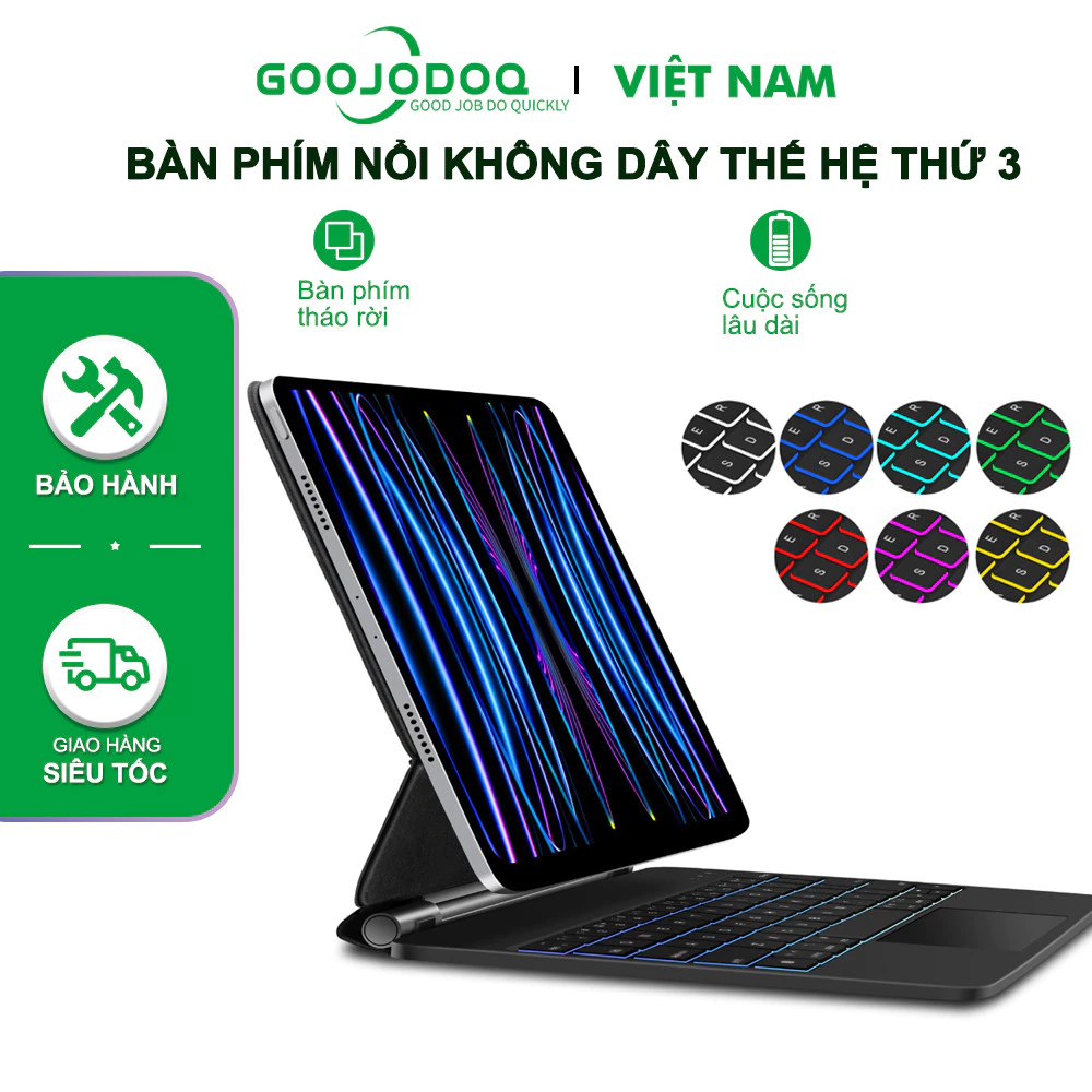 Bàn phím GOOJODOQ kèm bao da