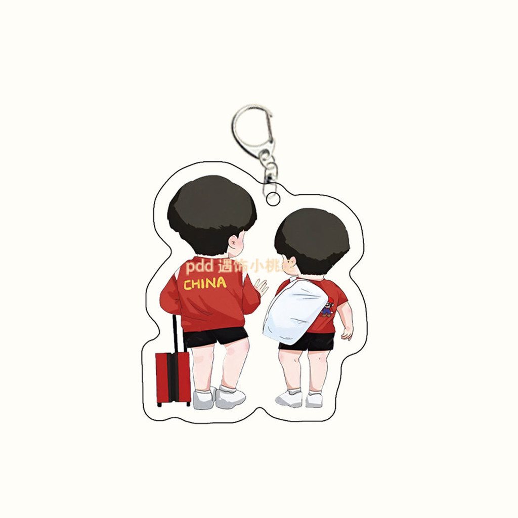 ✨Sản phẩm mới✨Satou Phong Cách Mới Hàng Hóa Acrylic Móc Khóa Mặt Dây Chuyền Có Giá Trị Cao Gửi Bạn Bè Ping Pong CP Sáng Tạo Đứng Tùy Chỉnh✨Sự kiện✨