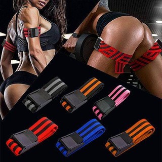 BFR Flow Limiting Tourniquet Arm Leg Fitness Blood Flow Limiting Training Belt Pair Muscle Increasing Exercise Occlusion Elastic Band QU9r