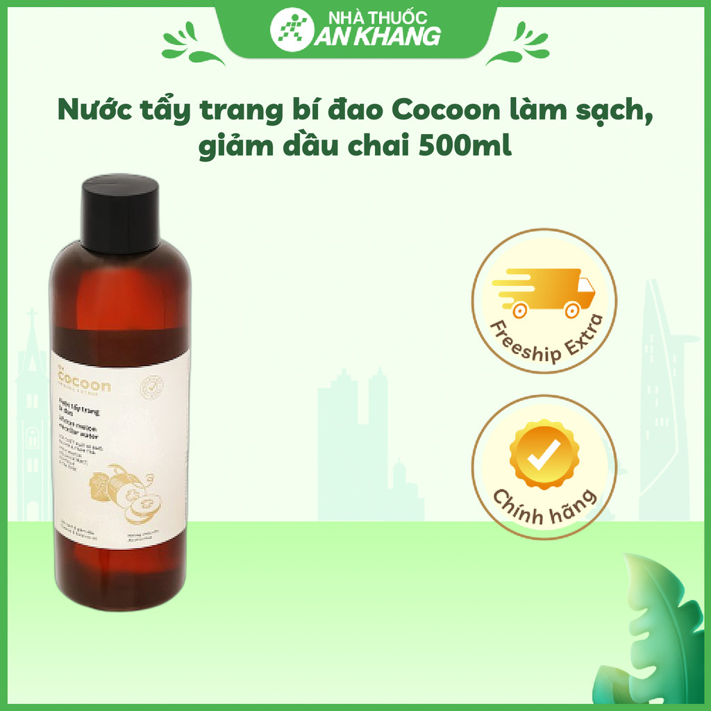 Nước Tẩy Trang Bí Đao Cocoon Làm Sạch & Giảm Dầu 500ml