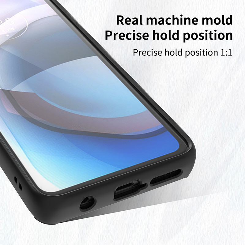 Dành Cho Motorola Moto G 5G / One 5G Ace Mờ Mờ Có Giá Đỡ Vòng Xoay Ốp Lưng TPU Chống Sốc