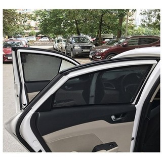 Rèm che nắng theo xe cao cấp hút, rèm chắn nắng ô tô, chắn nắng theo xe ô tô - bộ gồm 4 tấm SUNND