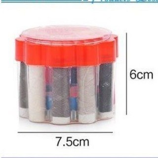 Hộp kim chỉ đa năng 30 món tiện lợi kèm phụ kiện may vá dạng tròn hoặc vuông