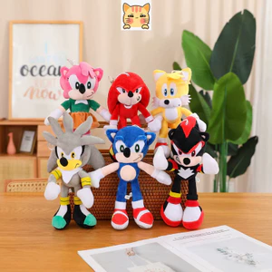 Kawaii Sonic Đồ Chơi Nhồi Bông Mềm The Hedgehog Búp Bê Nhân Vật Trò Chơi Trang Trí Phòng Ngủ Cho Bé Quà Tặng Sinh Nhật Giáng Sinh