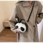 Túi đeo chéo OLVIDO Panda, Túi đeo vai gấu trúc thời trang hoạt hình, Túi mua sắm nhỏ bằng da PU Túi cầm tay đi làm dễ thương