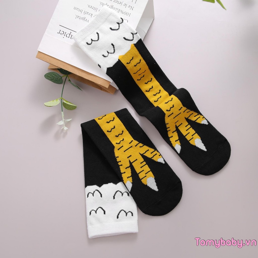 Trẻ Em Ngộ nghĩnh Tất Chân Gà Dễ Thương Co Giãn Mềm Chống Trơn Trượt Halloween Tất