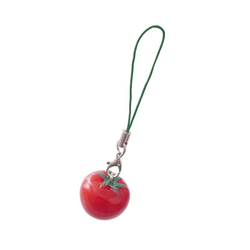 Móc khóa Tomato Girl bắt mắt, chất liệu chắc chắn, phù hợp làm quà tặng hoặc dùng ở trường học