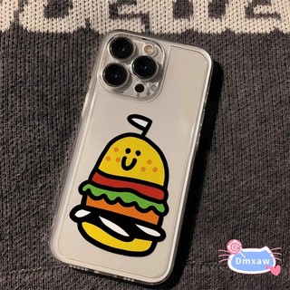 Ốp Điện Thoại Burger Fries Dễ Thương Cho Realme V30 V30T V25 V23 V23i V20 V13 V5 X7 Pro Max Ultra C1 Q5 Q3 Q2 Pro Q5i Q3i Q3S Q3T Narzo 30 5G Vỏ Mềm Hoạt Hình Chống Rơi