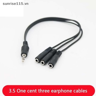 Srvn Aux Đa Tai Nghe Tai Nghe Bộ Chia Âm Thanh Jack 3.5 Mm HUB Cáp Chia.