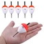 JKDESIGN - Bộ 10 Phao Câu Cá Bobber EVA 3/5/10/20g, Màu Đỏ và Trắng, Chất Lượng Cao