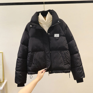 Mới Ngắn Xuống Áo Khoác Đệm Nữ Influencer Mùa Đông Dày Áo Khoác Đệm Nhỏ Rời Mỏng Hơn Nhìn Có Đệm Áo Khoác