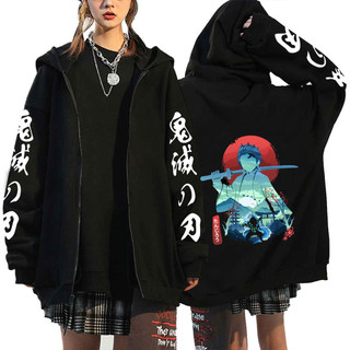 Rengoku Kyoujurou Áo Y2K Kimetsu No Yaiba Zip Up Áo khoác thời trang