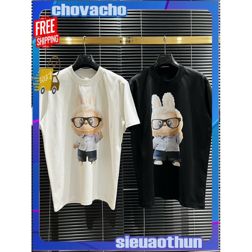 Áo thun Stee Cổ tròn LABUBU PIC 02 Localbrand ICVCVNI Unisex Cotton