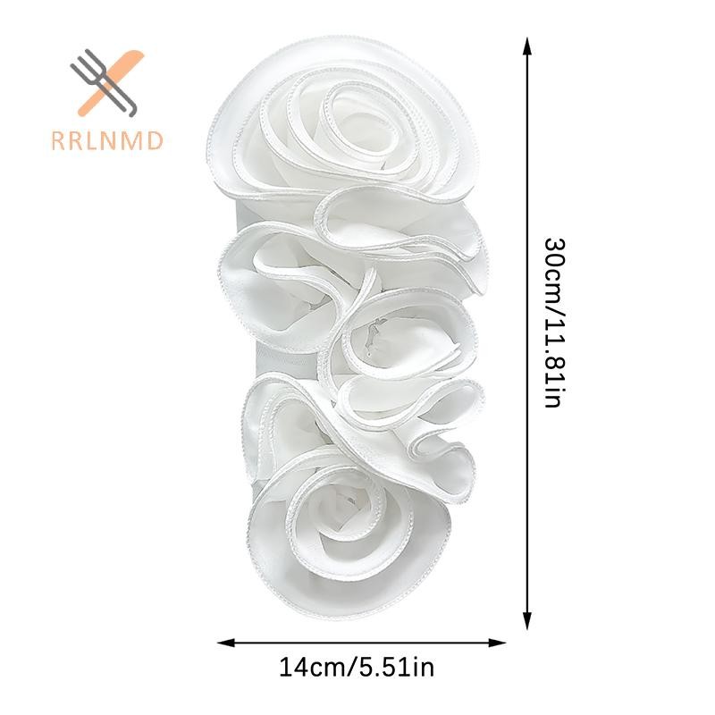 Rrlnmd 3D Hoa Trang Trí Handmade Hoa Miếng Dán DIY Ngực Hoa May Đính Cho Váy Cưới Phụ Kiện MỚI