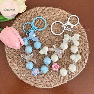 Deyangk Hoạt Hình Nơ Trái Tim Đính Hạt Dây Xích Điện Thoại Móc Khóa Nhiều Màu Sắc Mặt Dây Chuyền Dành Cho Nữ Bé Gái Ba Lô Đa Năng Trang Trí Phụ Kiện Quà Tặng VN