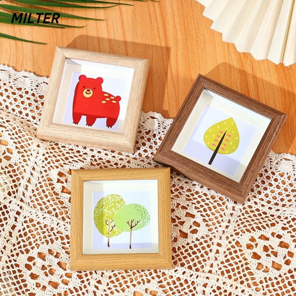 Khung vuông mini MILTER, Màn hình tranh Trang trí máy tính để bàn Khung ...