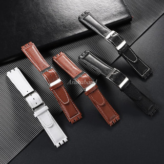 Dây đeo đồng hồ bằng da bò cho đồng hồ S Irony 17mm 19mm Dây đeo đồng hồ bằng da họa tiết tre Phụ kiện đồng hồ nam nữ Vòng đeo tay kinh doanh