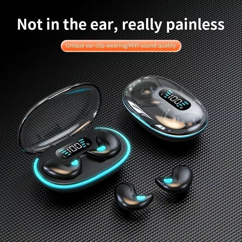 Tai nghe X55TWS Bluetooth 5.49 mới Thiết kế đơn giản Mic LED Hiển thị Giảm tiếng ồn HIFI Tai nghe không dây | BigBuy360 - bigbuy360.vn