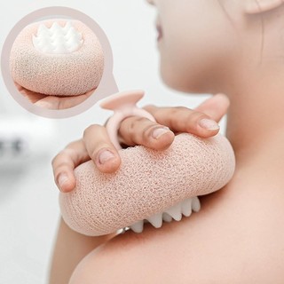 Bóng tắm cốc hút hướng dương siêu mềm 2026 Nâng cấp bóng tắm hướng dương 2 trong 1 Bàn chải làm sạch bọt biển tắm tẩy tế bào chết Bóng tắm Pouf lưới xốp cho nữ Vòi hoa sen nam cho phụ nữ