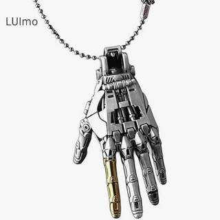 LUImo Thời Trang Cơ Khí Bionic Tay Mặt Dây Chuyền Có Dây Xích Dành Cho Nam Nữ Sáng Tạo Di Động Ngón Tay Khớp Robot Tay Vòng Cổ Trang Sức SBS