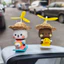 Gió gãy Panda Bubu Và Yi Er Phụ Kiện Động Cơ BUBU DUDU Có Mũ Phụ Kiện Ô Tô Tự Động BUBU Trong Trang Trí Nội Thất Ô Tô