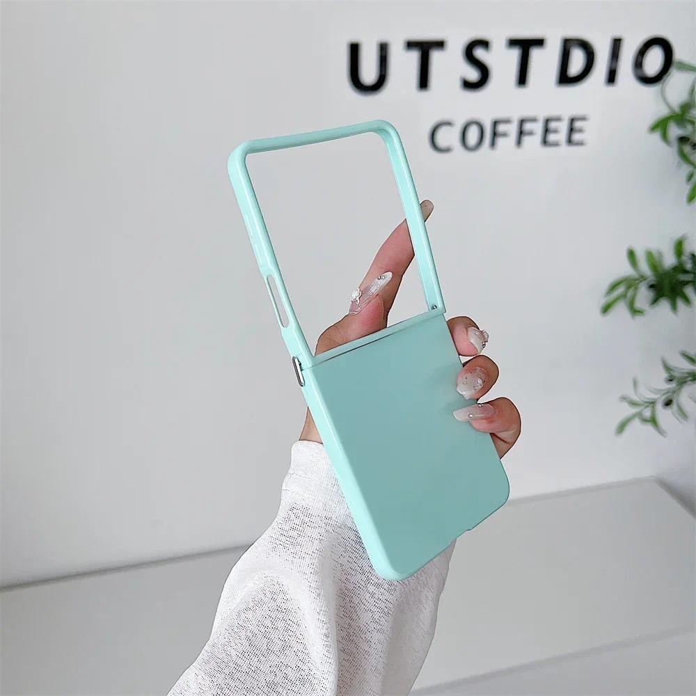 Kẹo Sang Trọng TPU Mềm Cho Samsung ZFlip 7 6 5 Ốp Lưng Điện Thoại Samsung Galaxy Z Flip 7 6 4 3 5 Flip7 Silicon Bảo Vệ