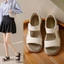 Sandal đế tròn đế phẳng mềm mại cho nữ size lớn EU: 35-42