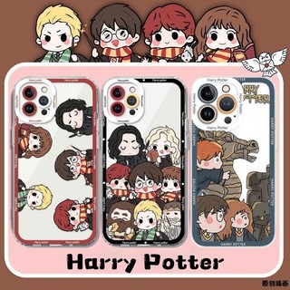 Vỏ Harry Potter Cho IPhone 11 12 Pro Max 13 Mini 6 6S 7 8 Plus SE Vỏ Điện Thoại Trong Suốt Bảo Vệ Toàn Diện Mát Nghệ Thuật Retro 3D Bảo Vệ Ống Kính Hàn Quốc Ốp Lưng