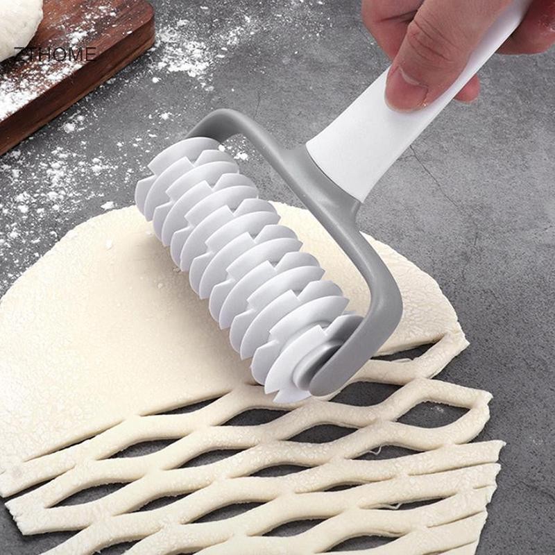 ZTHOME Xoay Smooth Baking Tool Bánh Quy Lưới Bột Con Lăn Cắt Pizza Bột Con Lăn Cắt Pizza Bột Con Lăn Cắt Cho Nhà Hàng HOT