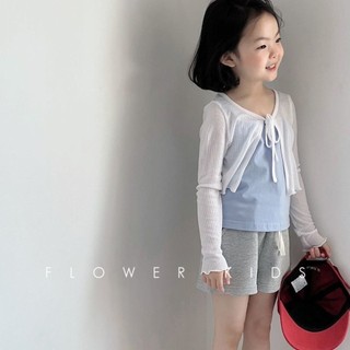 Áo khoác mỏng bé gái dáng ngắn - chống nắng nhẹ mùa hè dễ phối đồ