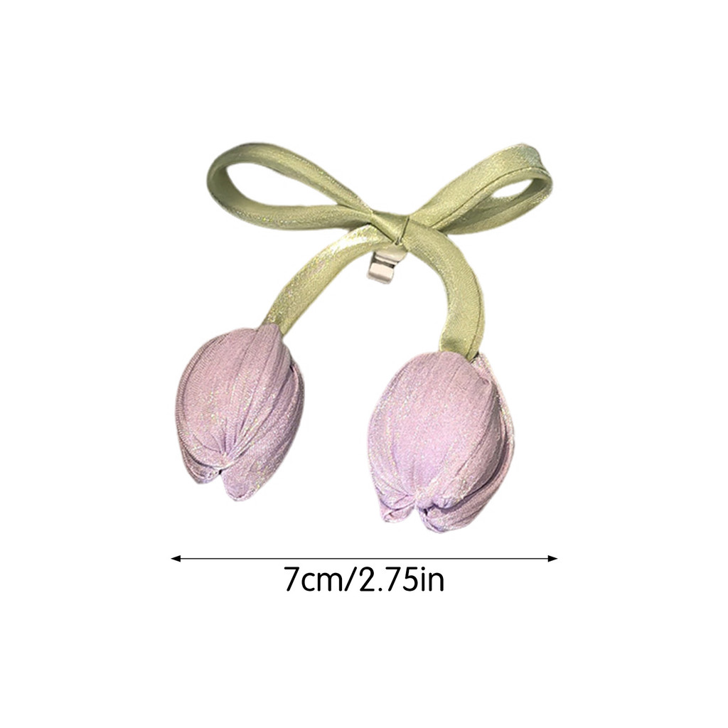 Bowknot Tulip Giày Khóa Thanh Lịch Có Thể Tháo Rời Đa Năng Khóa Giày Để Trang Trí Giày Bốt