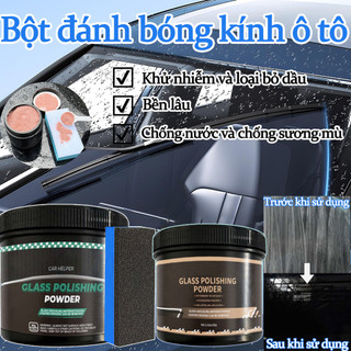 Bột Đánh Bóng Thủy Tinh Ô Tô Tẩy Dầu Mạnh Làm Sạch Màng Dầu Vết Bẩn Kính