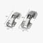 Bản lề gập thông minh 90 ĐỘ bản lề giảm chấn Tủ Không Khoan Ếch hinge Bao gồm vít