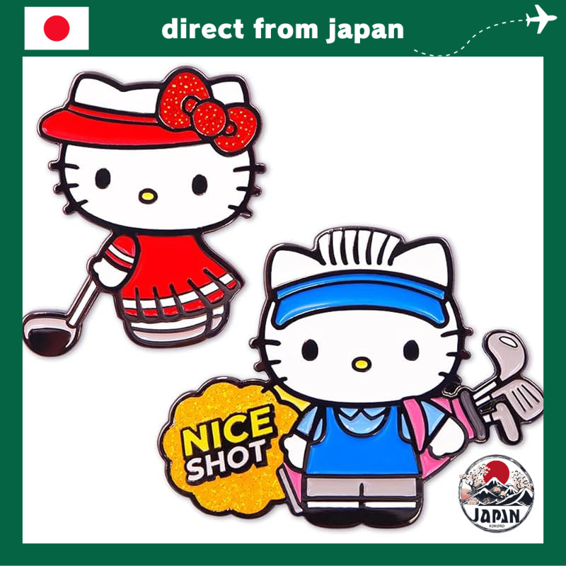 Hello Kitty Golf Marker – Dạng Kẹp & Nam Châm – Phụ Kiện Golf Sanrio