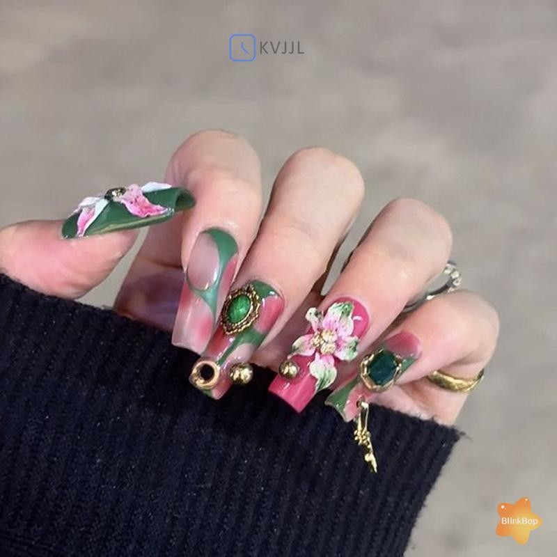 [KvJJL-t] Khuôn Làm Móng Tay Nghệ Thuật 3D Khắc Cong Hoa Lily Trong Suốt Móng Tay Nghệ Thuật Trang Trí DIY Mẫu Silicon Mới