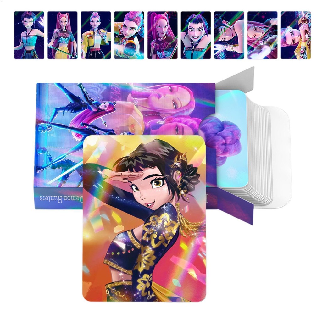 Kpop Demon Hunters Phim Photocards Nhóm Cô Gái Bưu Thiếp Hình Ảnh 30 Miếng Phim Ngoại Vi Sưu Tập Lưu Niệm junlavn