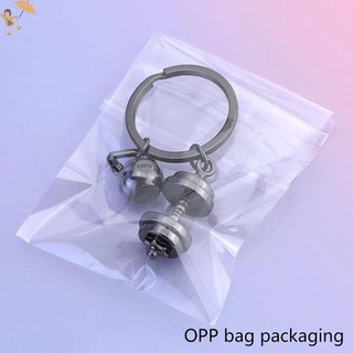 [GOU] Quả tạ móc khóa hợp kim kẽm mạ điện đánh bóng - phụ kiện tập gym và thể dục ngoài trời - quà tặng nhỏ nhắn