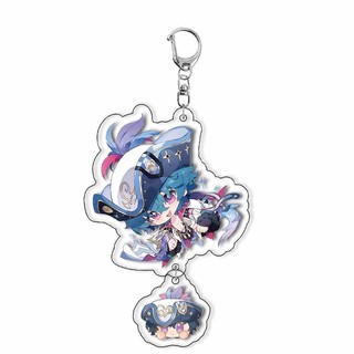 GC9 Sóng Gió Dính Acrylic Móc Khóa Cartethysia Mặt Dây Chuyền Cantarella Phụ Kiện Anime Ngoại Vi CG9