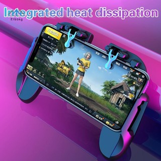 ELBBKG H10 Bộ điều khiển chơi Game cầm tay Tay cầm chơi Game cho Pubg Kích hoạt điện thoại Quạt làm mát chạy bằng USB 5000mAh Pin mới