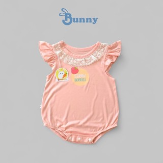 Body thun lạnh cổ ren Bunny chất thun Modal cao cấp cho bé gái 4-10kg