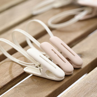Dây treo quần áo dây chống gió đa chức năng với kẹp cố định dây, kẹp dây quần áo gia đình, kẹp tất ❈ 🚚 Fa