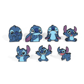 Lilo Stitch Hoạt Hình Dễ Thương Kim Loại Pin Huy Hiệu Anime Stitch Hợp Kim Men Túi Phụ Kiện