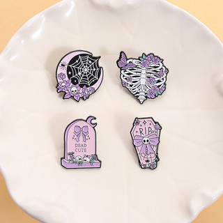 Pastel Goth Màu Pastel Bướm Trâm Kẹp Tóc và Ba Lô, quà tặng Halloween cho bạn bè